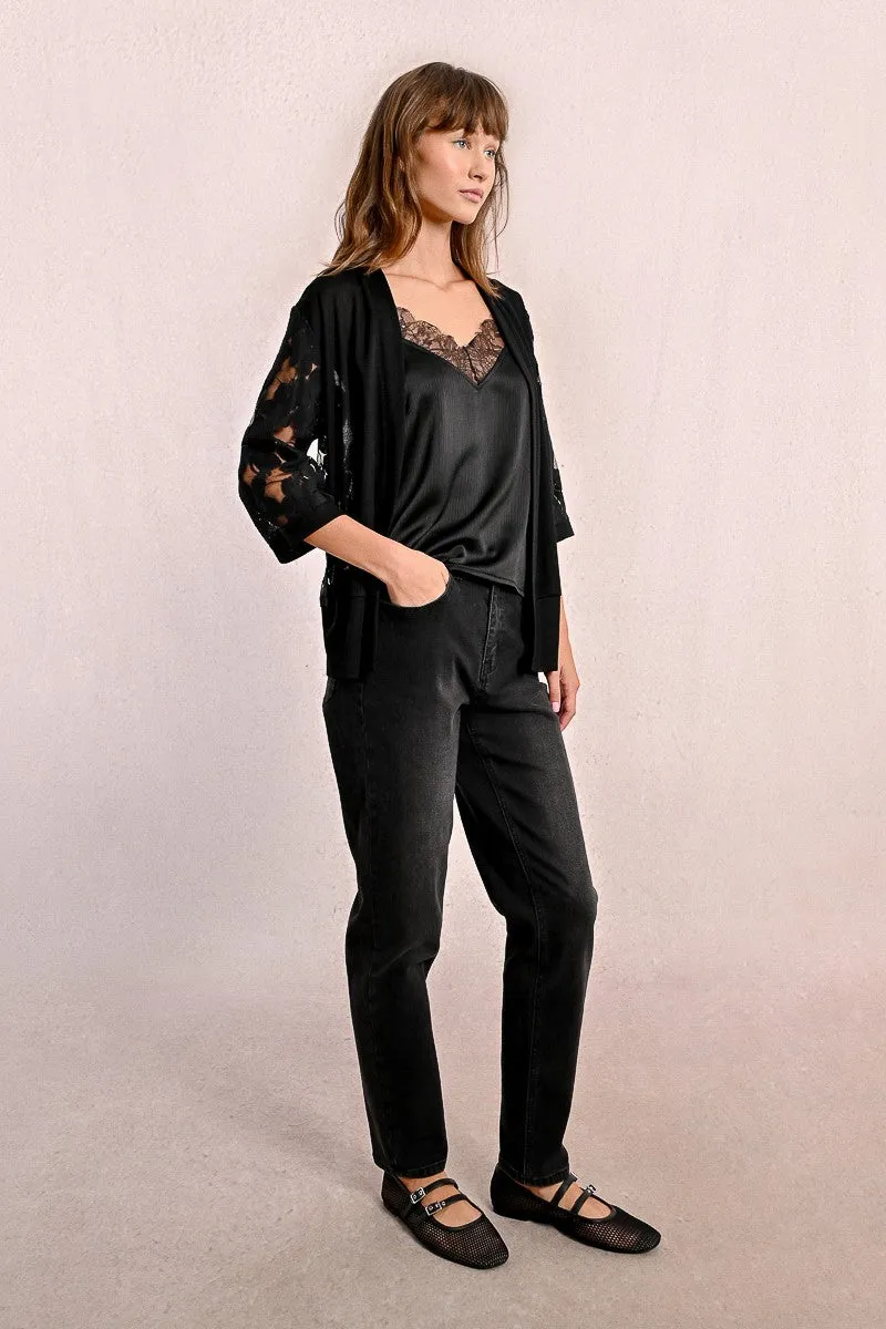 EMBROIDERED CARDIGAN