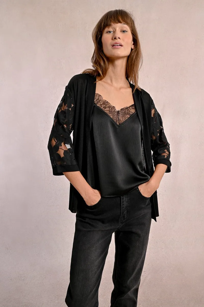 EMBROIDERED CARDIGAN
