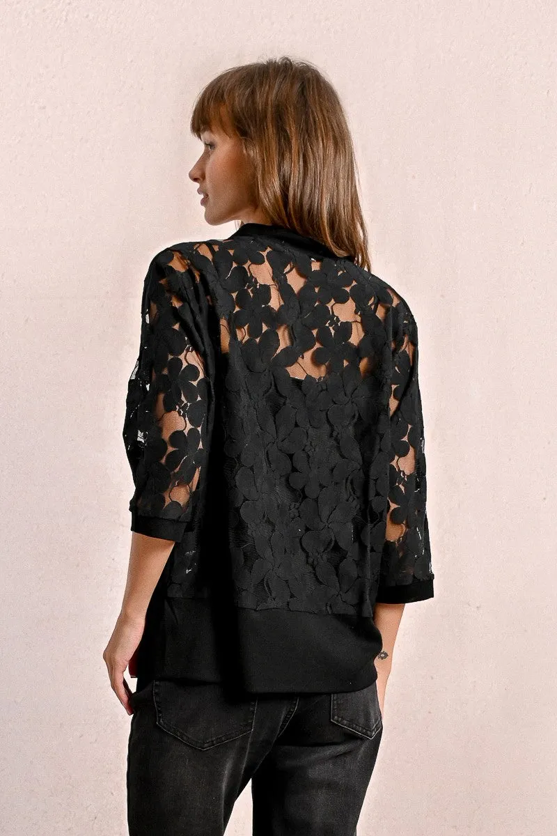 EMBROIDERED CARDIGAN