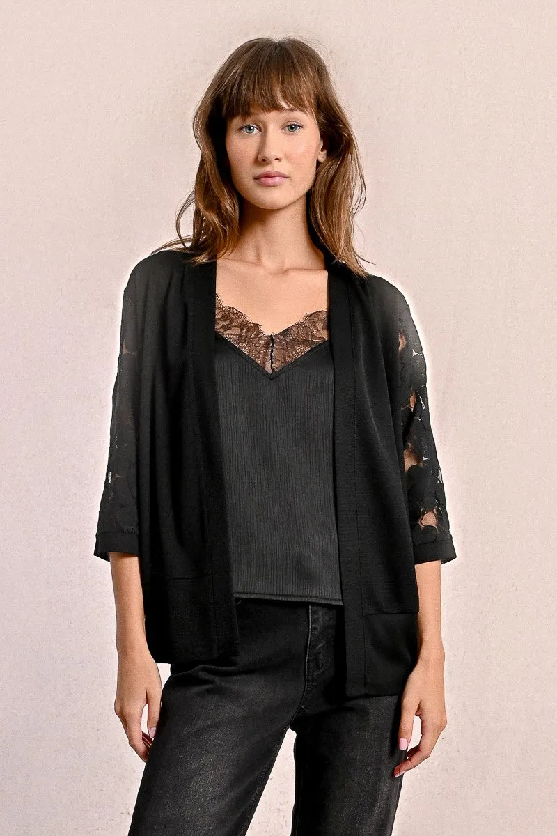 EMBROIDERED CARDIGAN