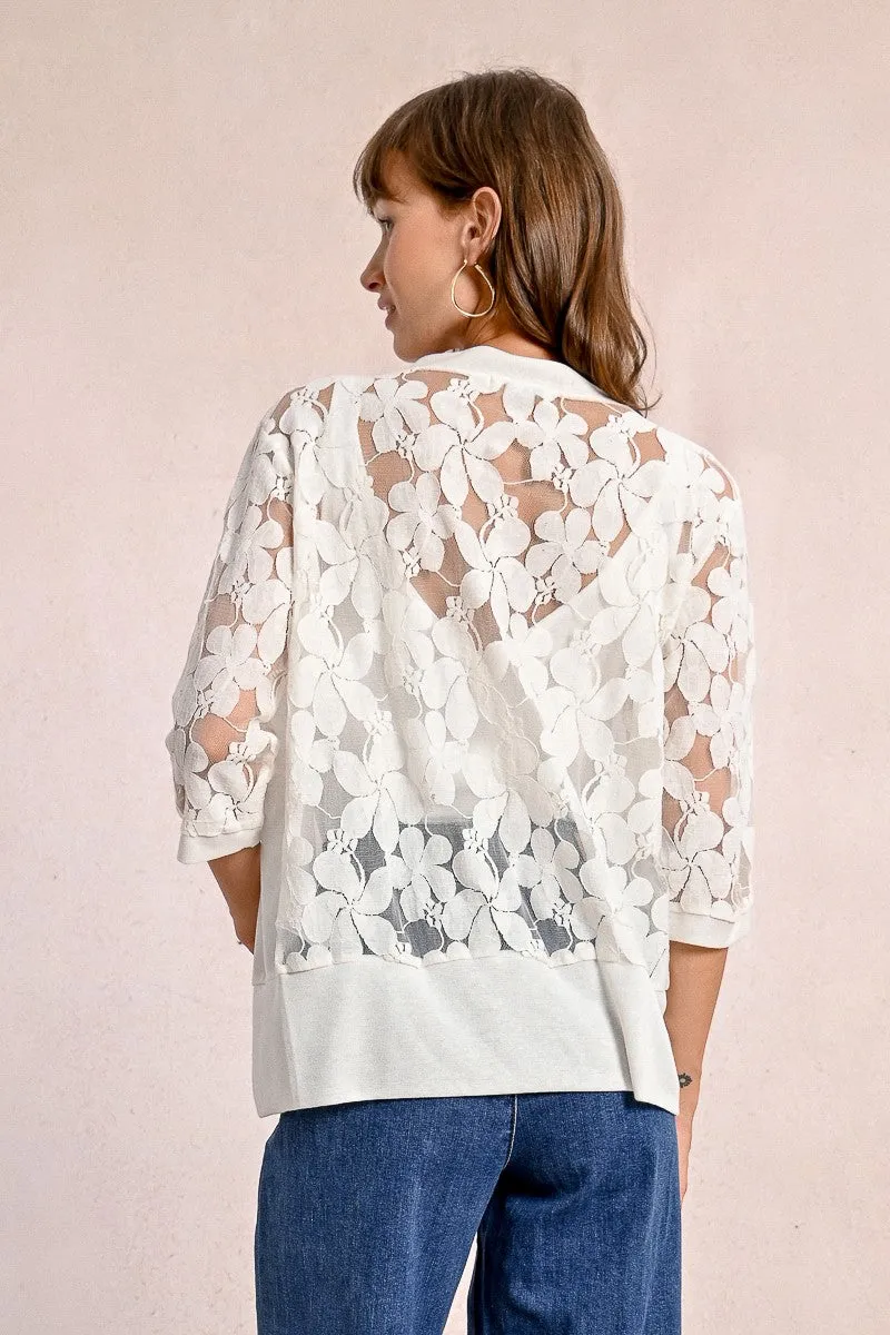EMBROIDERED CARDIGAN