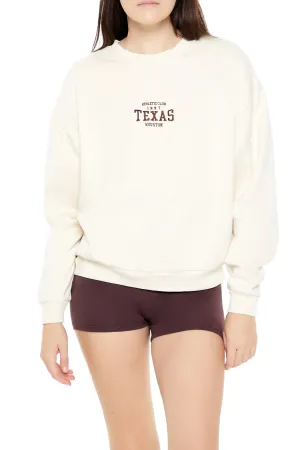 Embroidered Texas Pullover - Cream