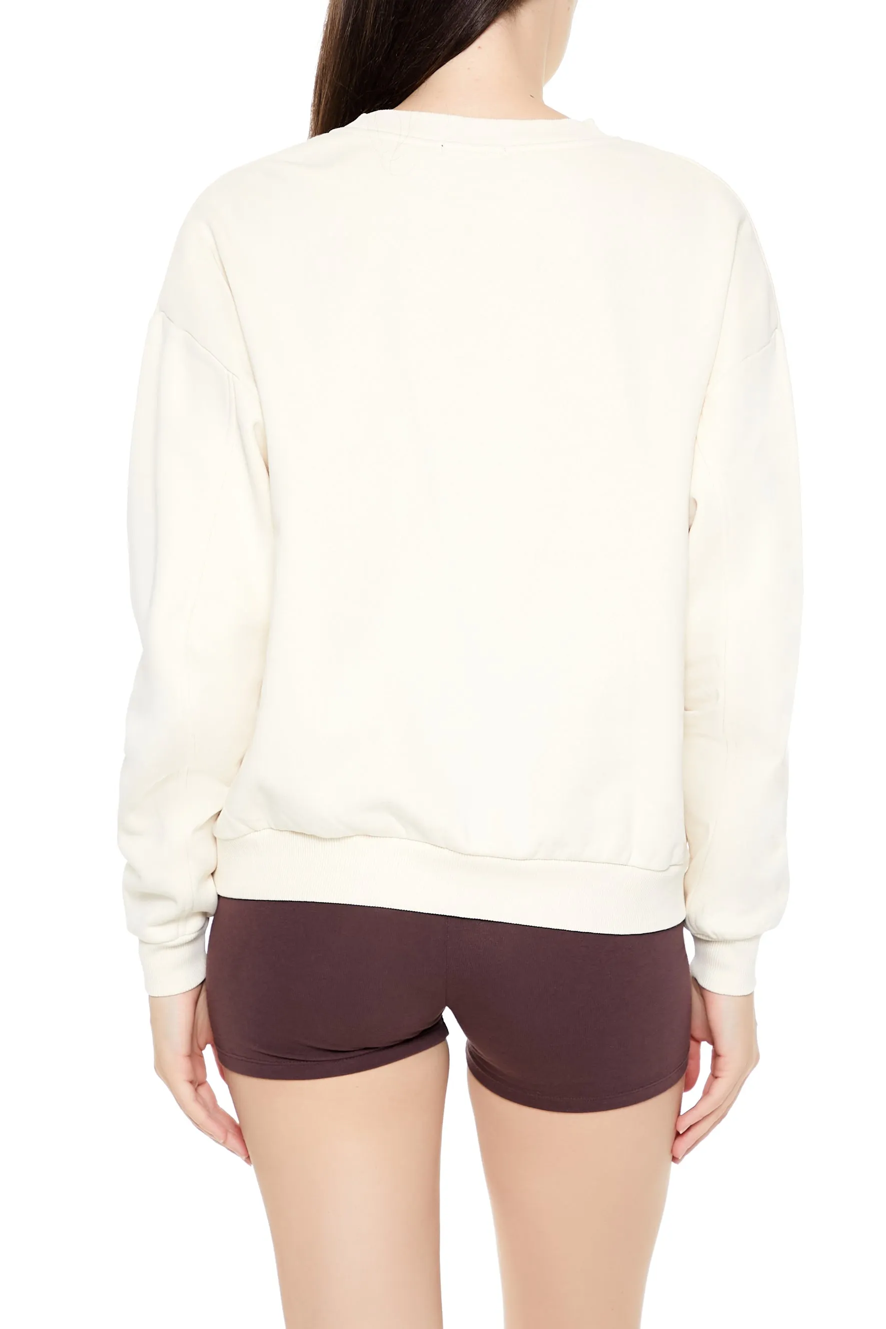 Embroidered Texas Pullover - Cream
