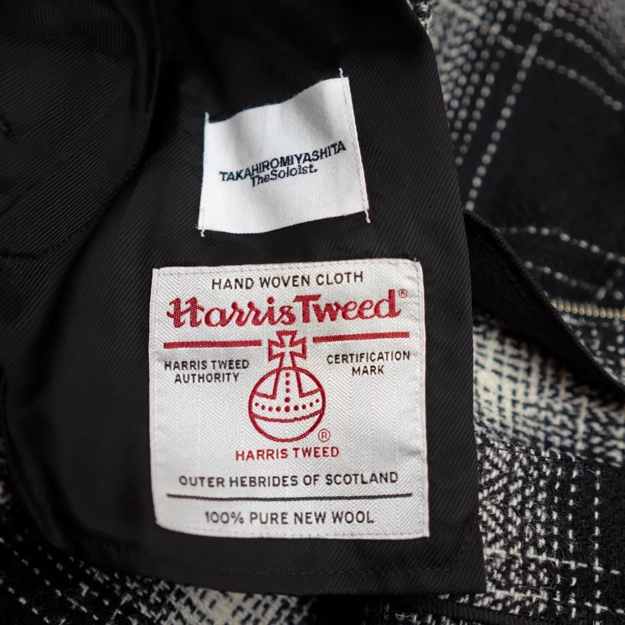 fall winter 2020 Harris Tweed Ombre Skirt Culottes