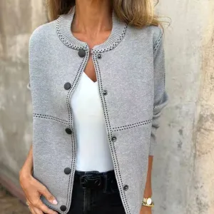 Fia | Cardigan with Button Placket