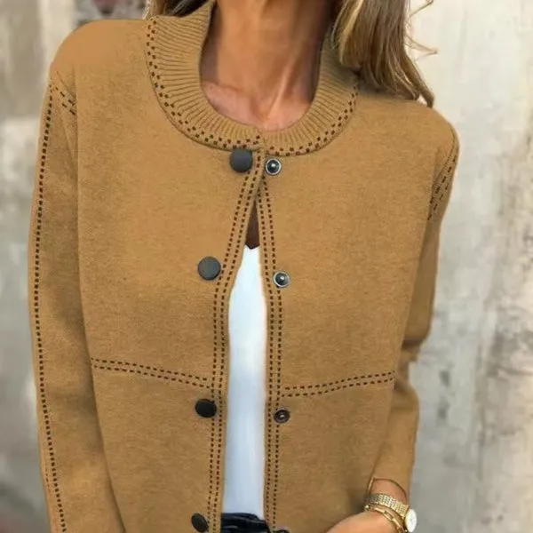 Fia | Cardigan with Button Placket