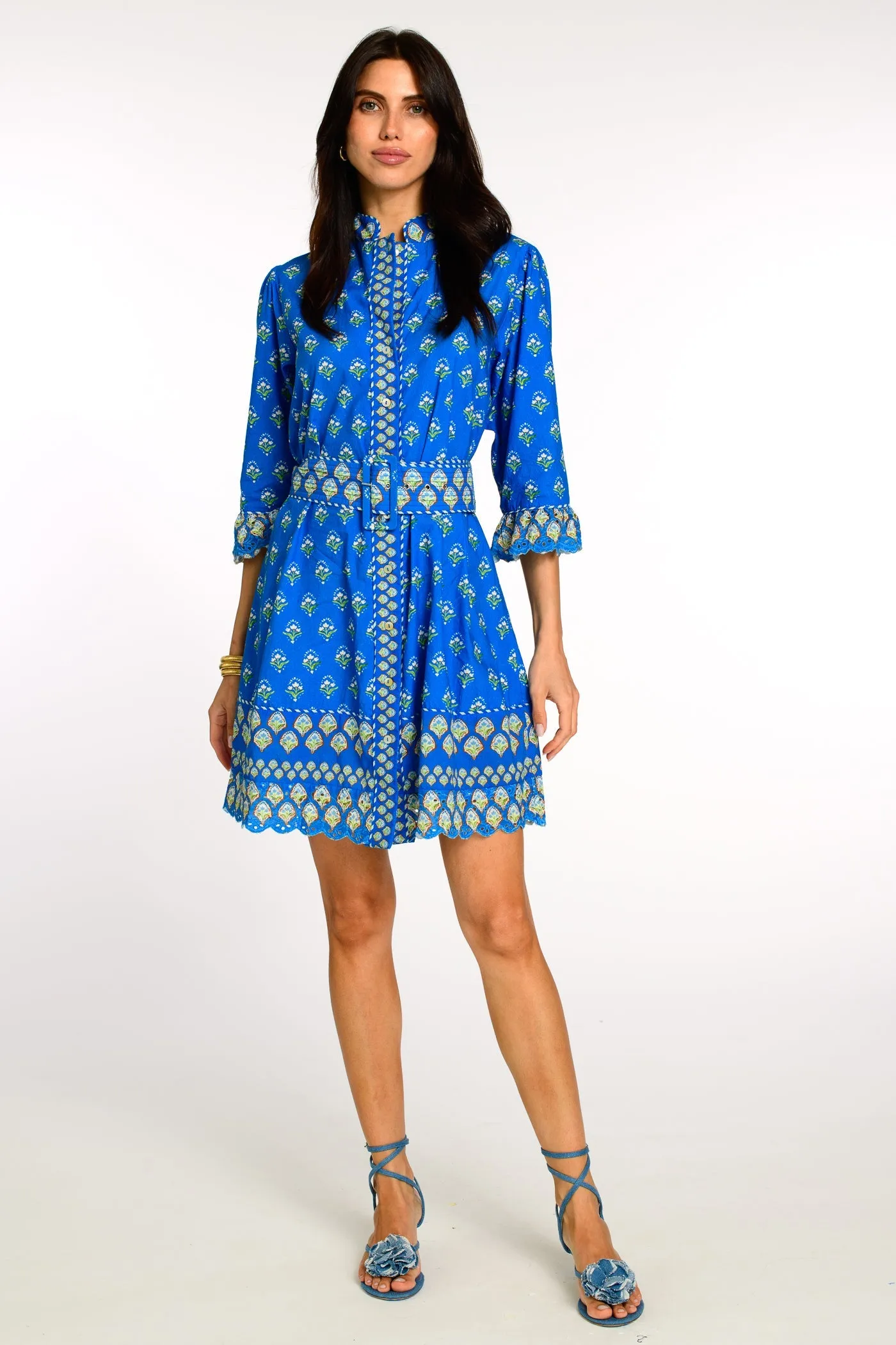 Frances Dress in Tulip Blue by Elizabeth James