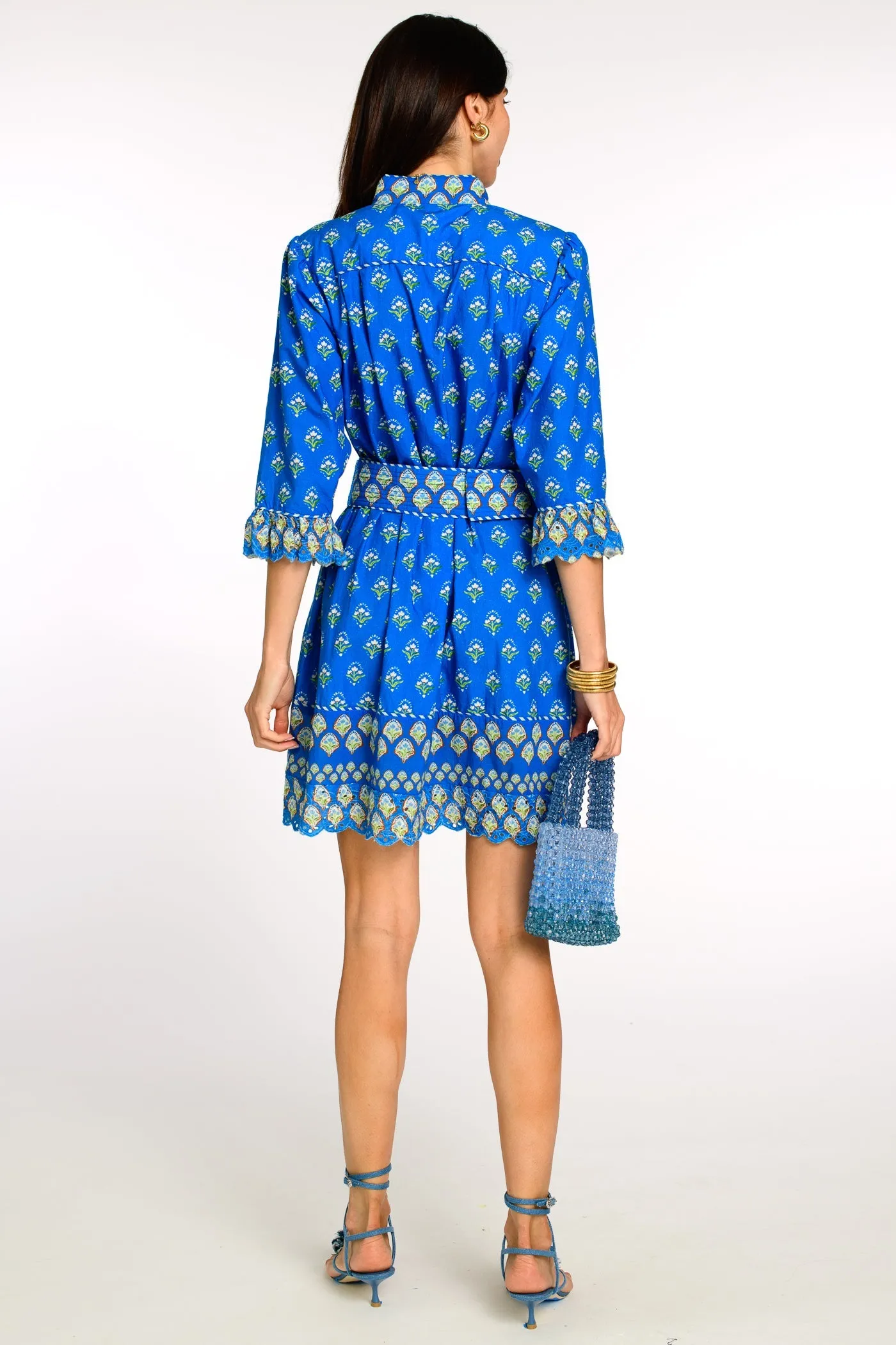Frances Dress in Tulip Blue by Elizabeth James