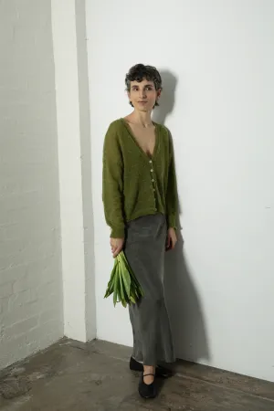 Francie The Mist Cardigan - Peridot Green