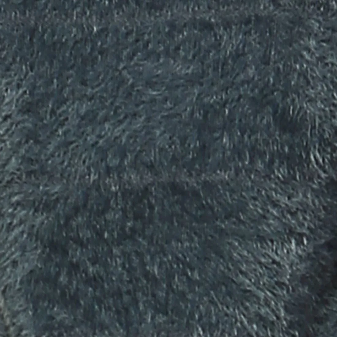Fuzzy Zip Cardigan Sweater Gray