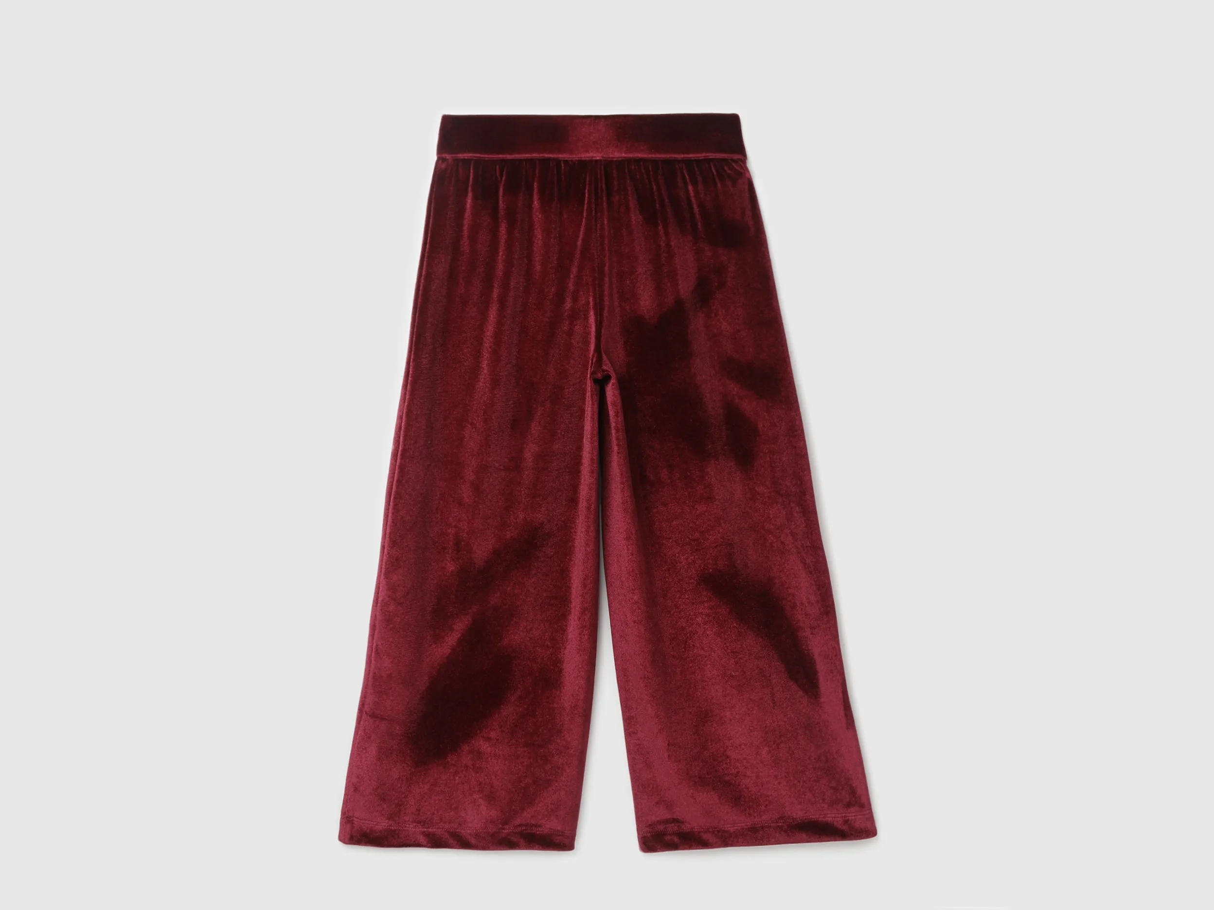 Girl's Solid Regular Fit Culottes with Drawstring Closure
