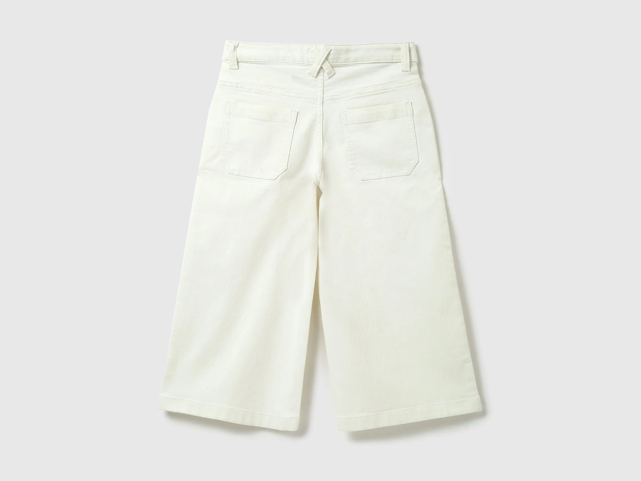 Girls Solid Regular Fit Culottes