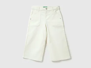 Girls Solid Regular Fit Culottes