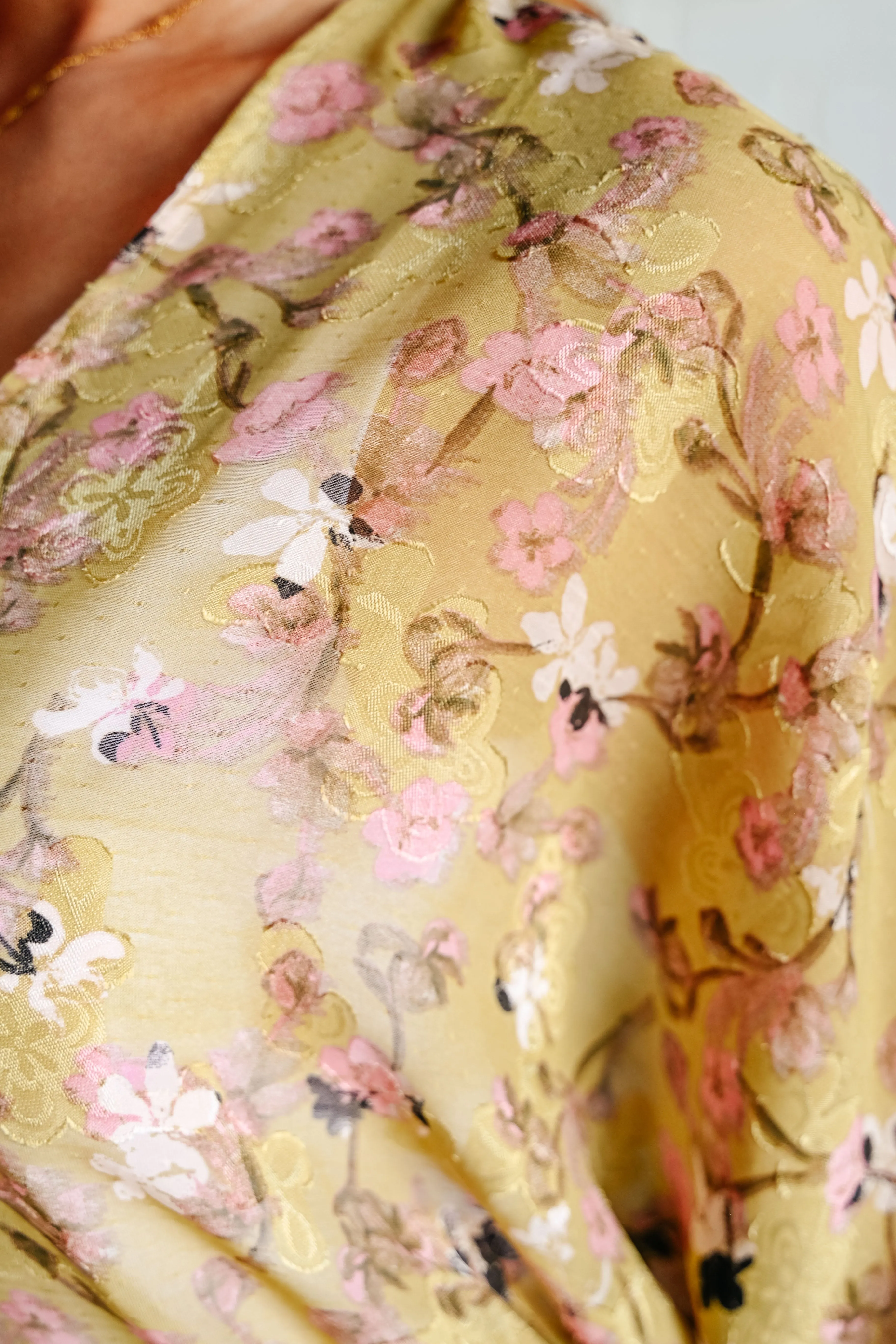 Go Anywhere Beige Floral Kimono