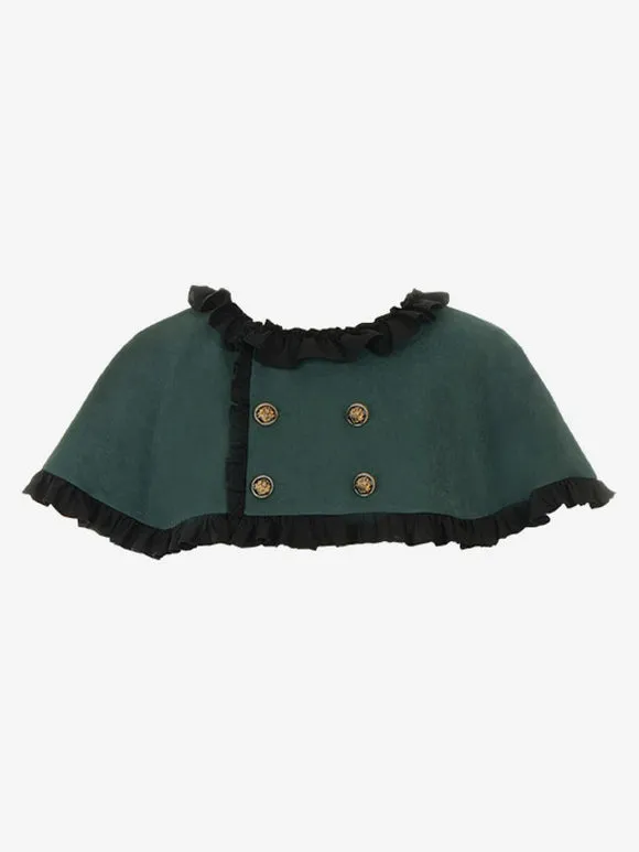 Gothic Lolita Dresses Ruffles Bows Dark Green Dark Green