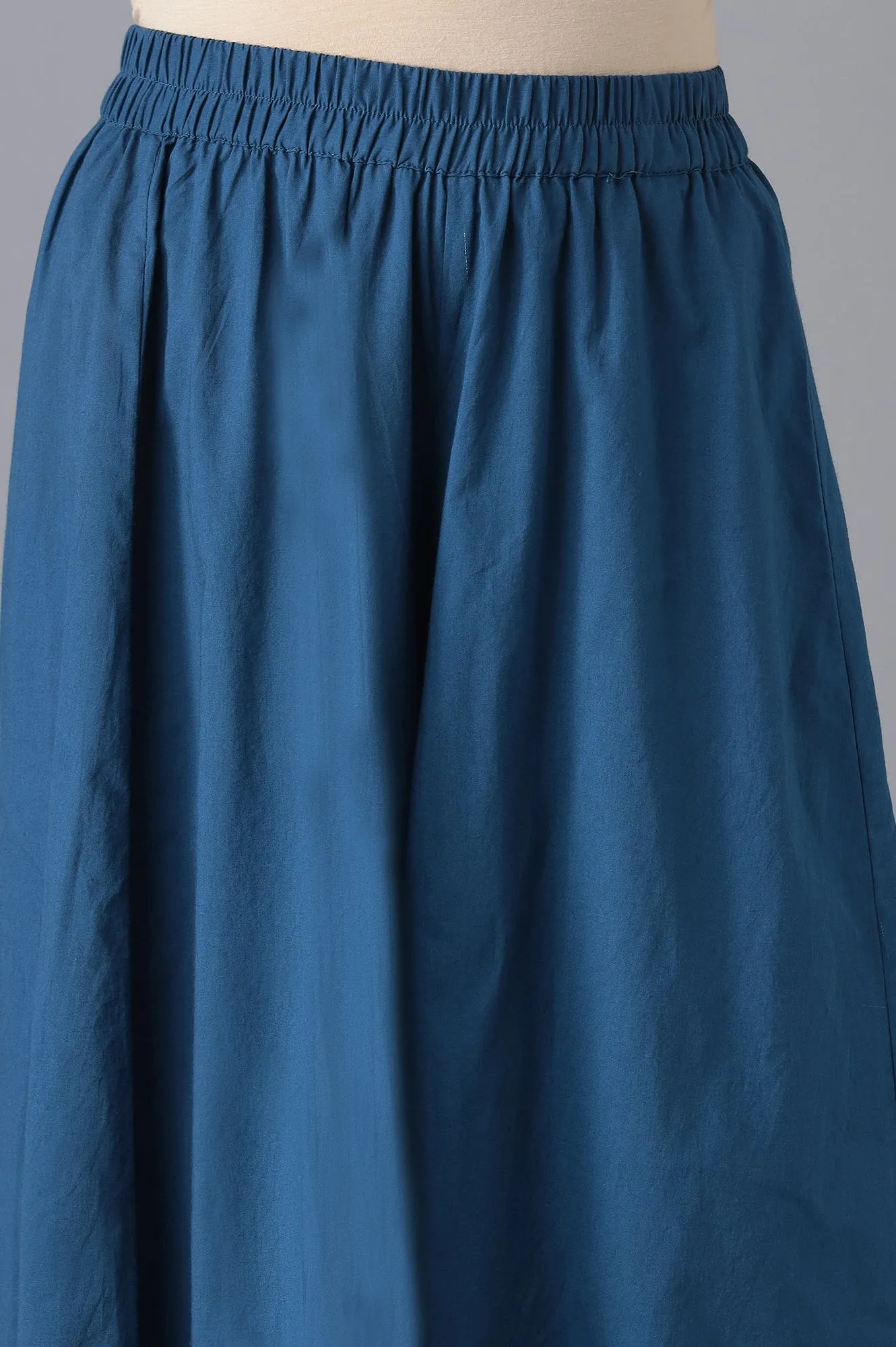 Green Ethnic kurta with Culottes