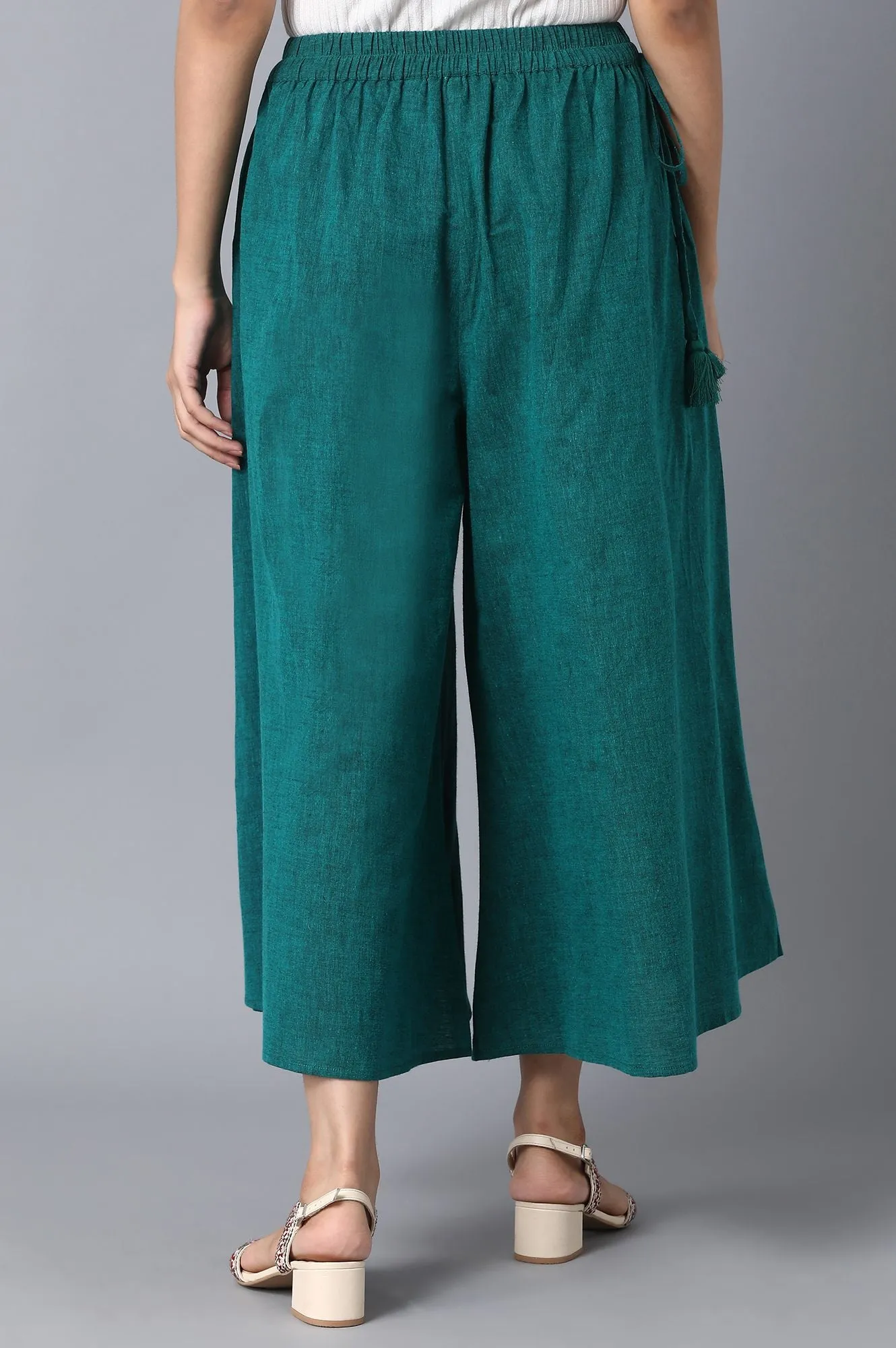 Green Straight Culottes