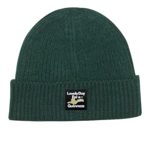 Guinness x UN:IK Ribbed Beanie - Forest Green