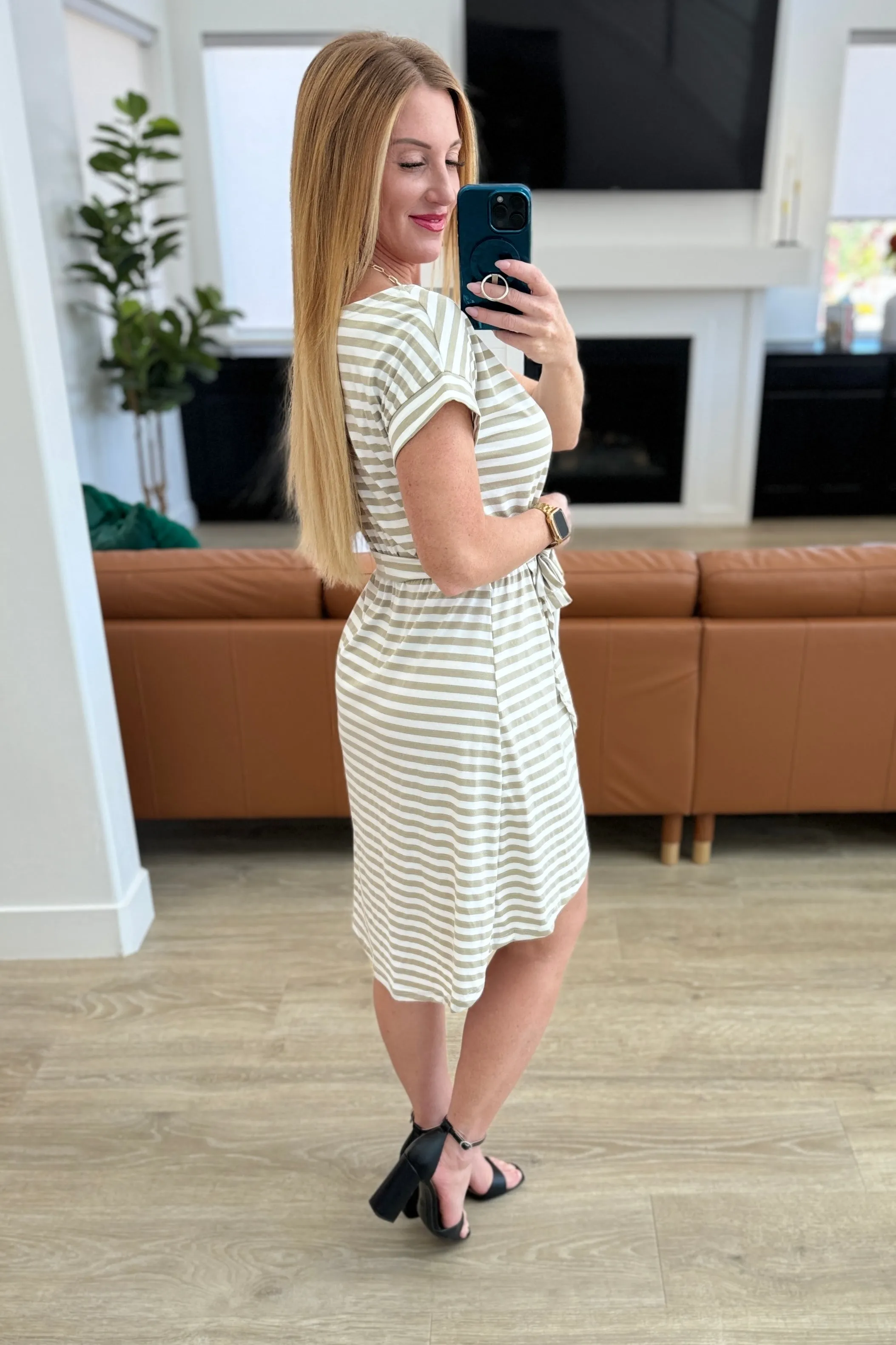 Hazel Blues® |  Has Merit Tulip Midi Dress