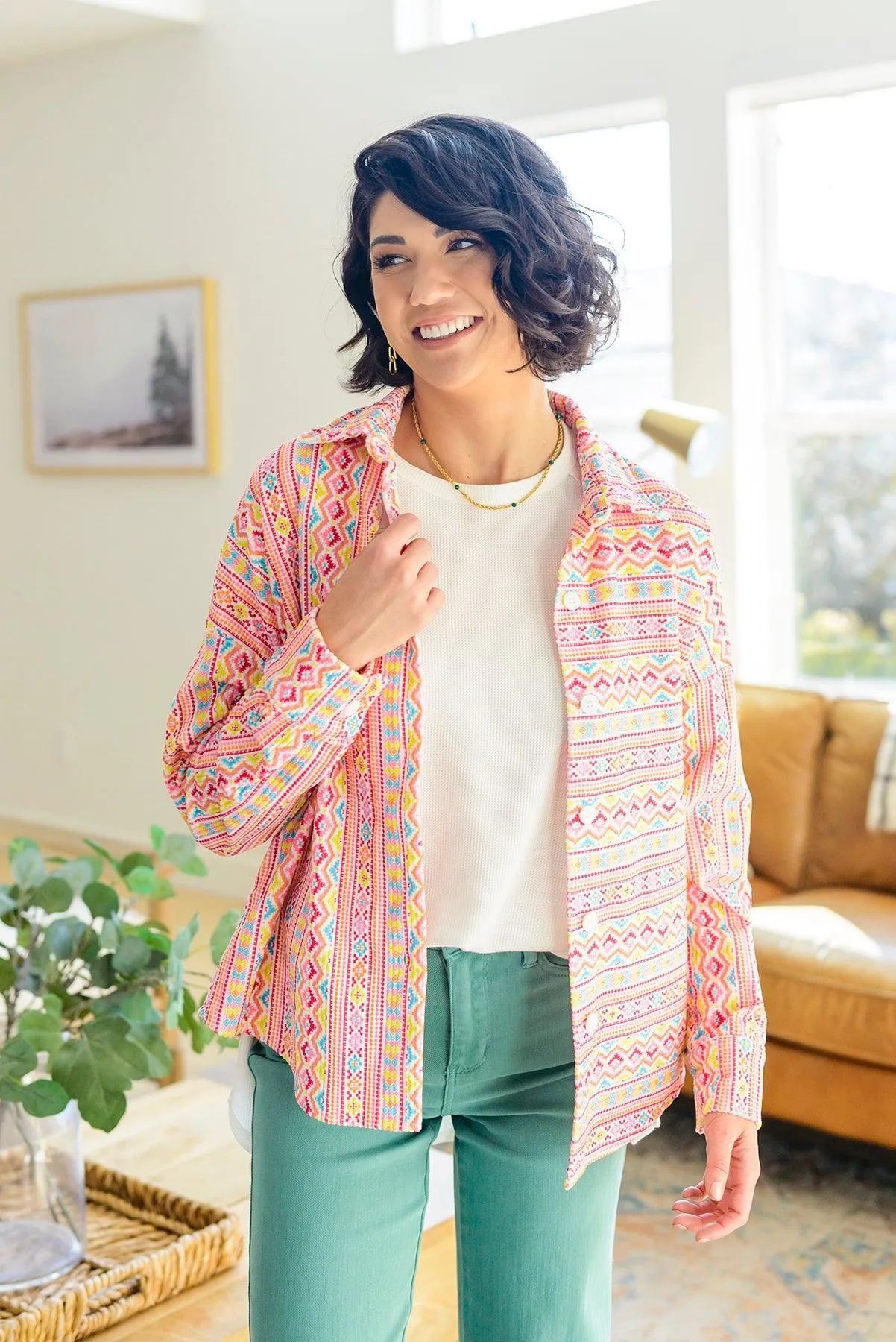 Hazel Blues® |  Imagine When Corduroy Button Down