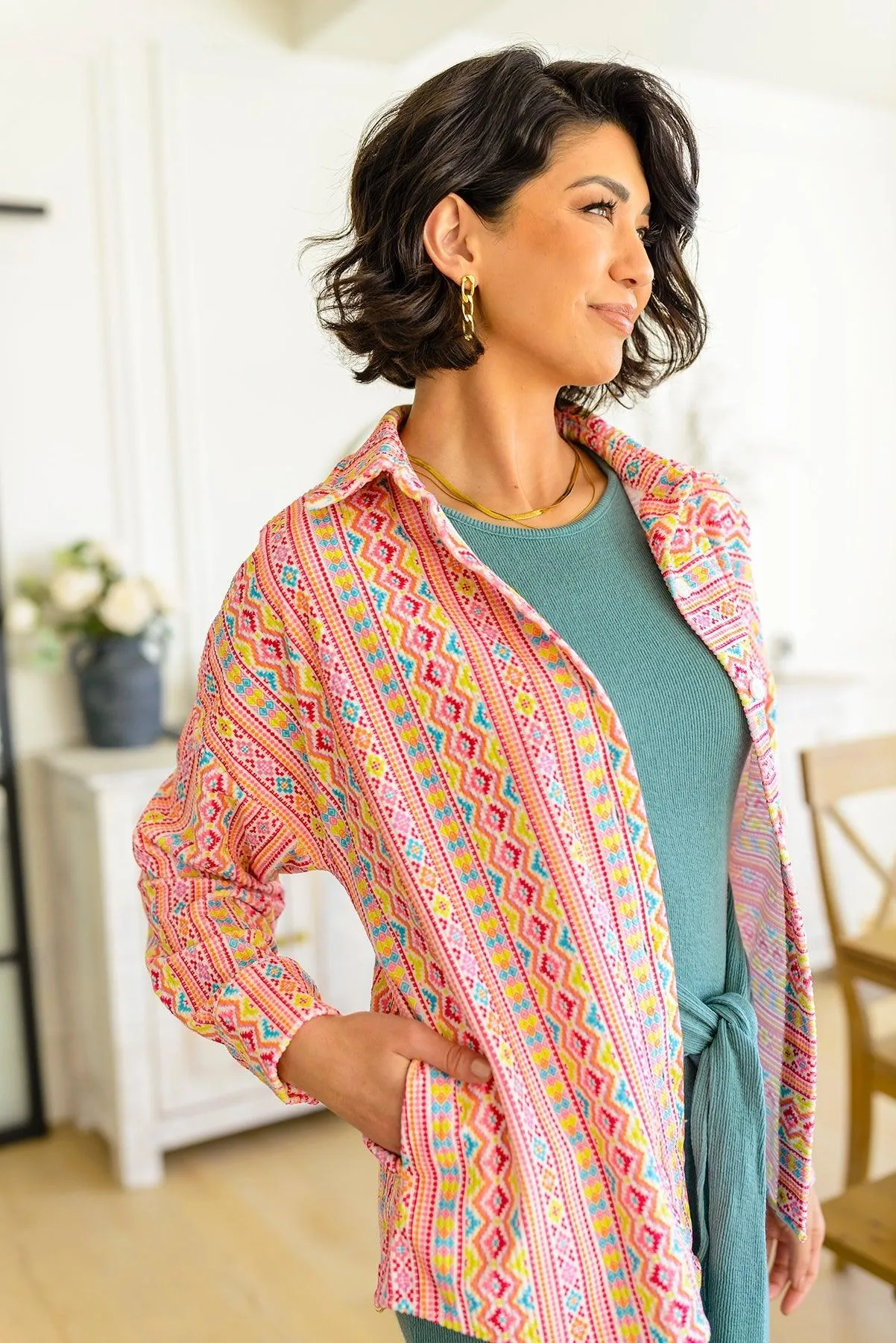 Hazel Blues® |  Imagine When Corduroy Button Down