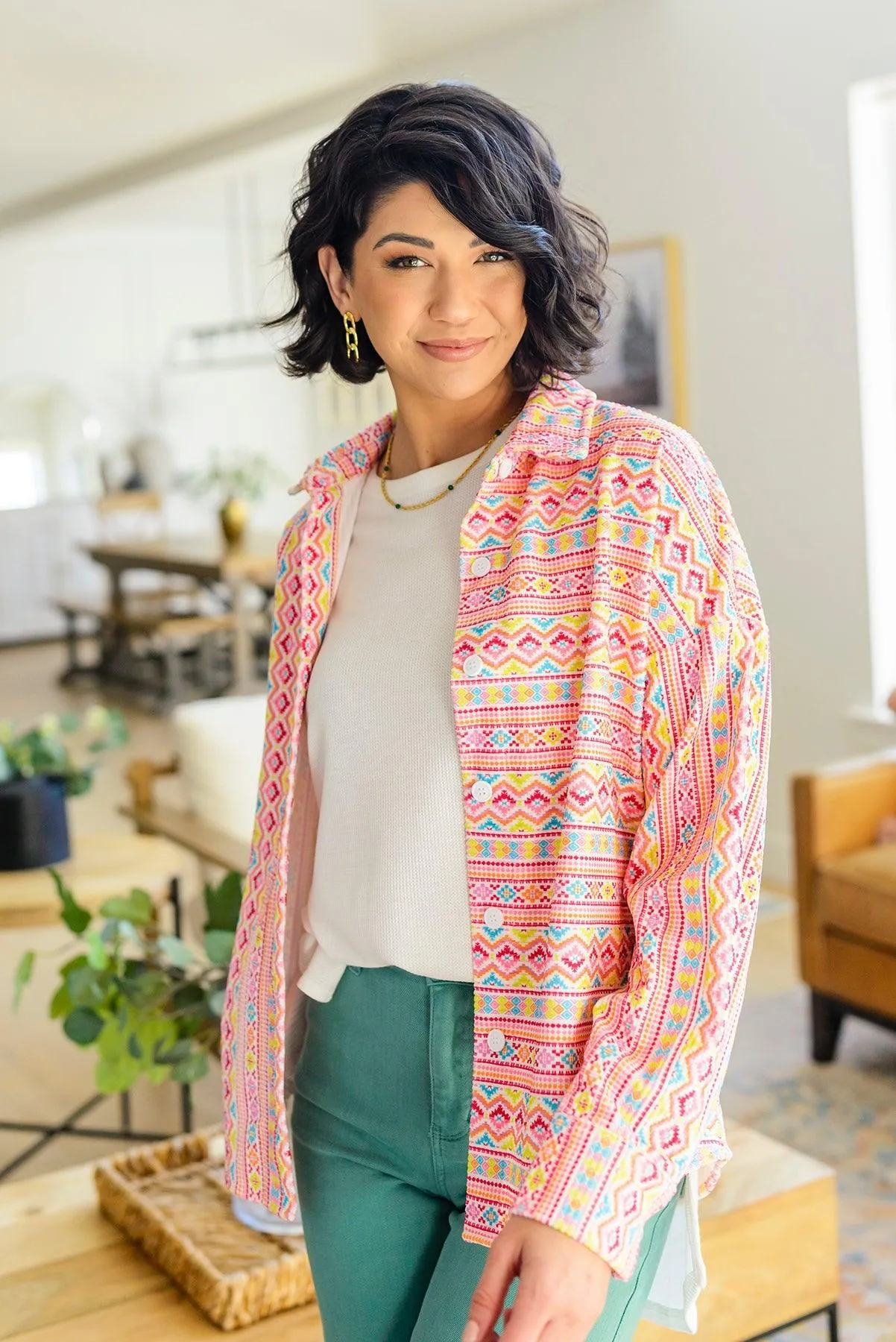 Hazel Blues® |  Imagine When Corduroy Button Down