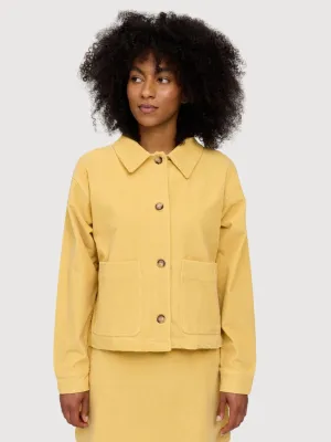 Jacket Corduroy Yellow Woman Cotton | Mazine