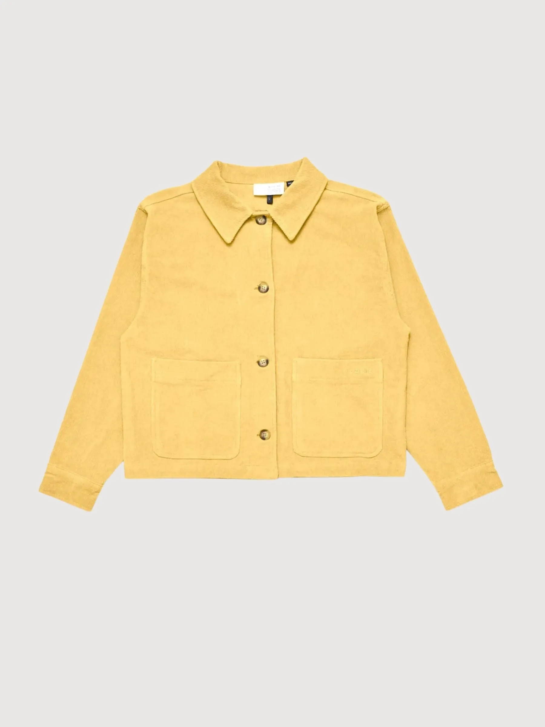 Jacket Corduroy Yellow Woman Cotton | Mazine