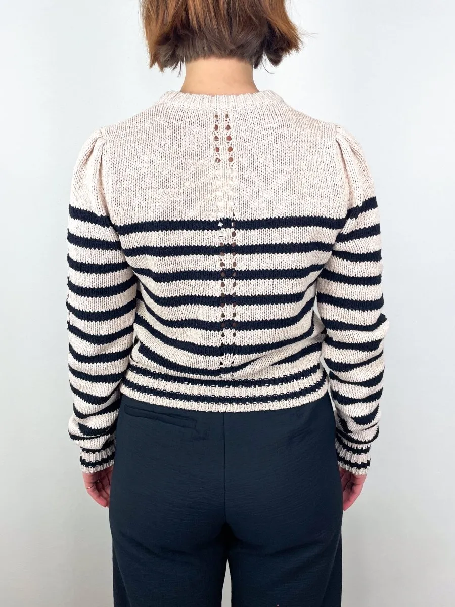 Joelle Cardigan in Sailor Stripe