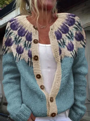 Kasia™ | Casual Printed Cardigan