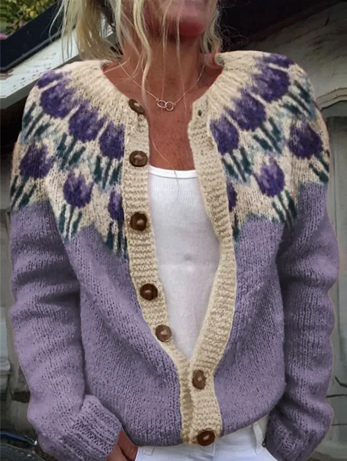 Kasia™ | Casual Printed Cardigan