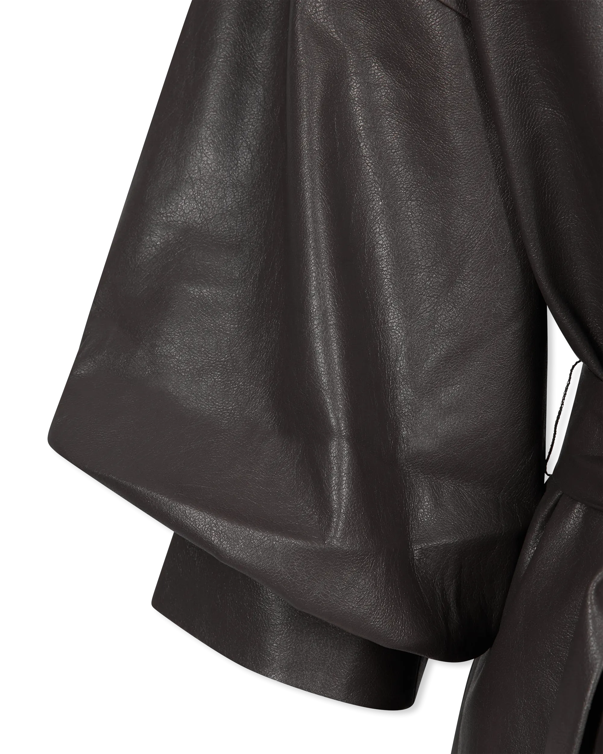 Kate Belted Vegan Leather Dress