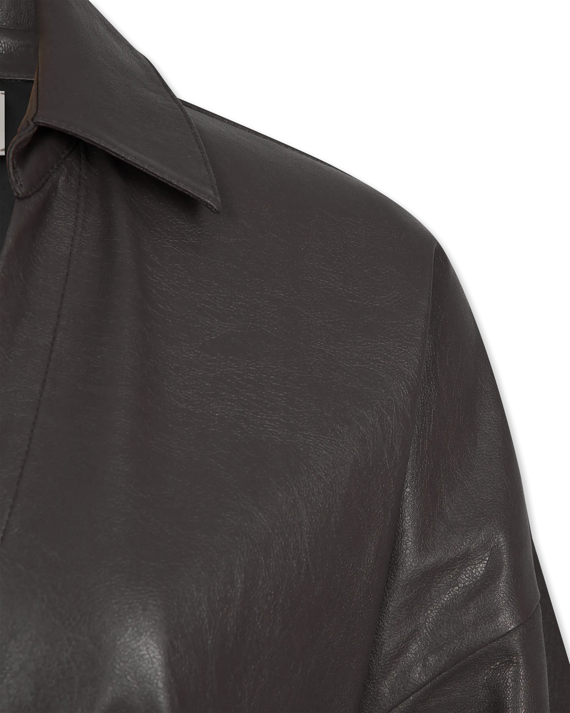 Kate Belted Vegan Leather Dress