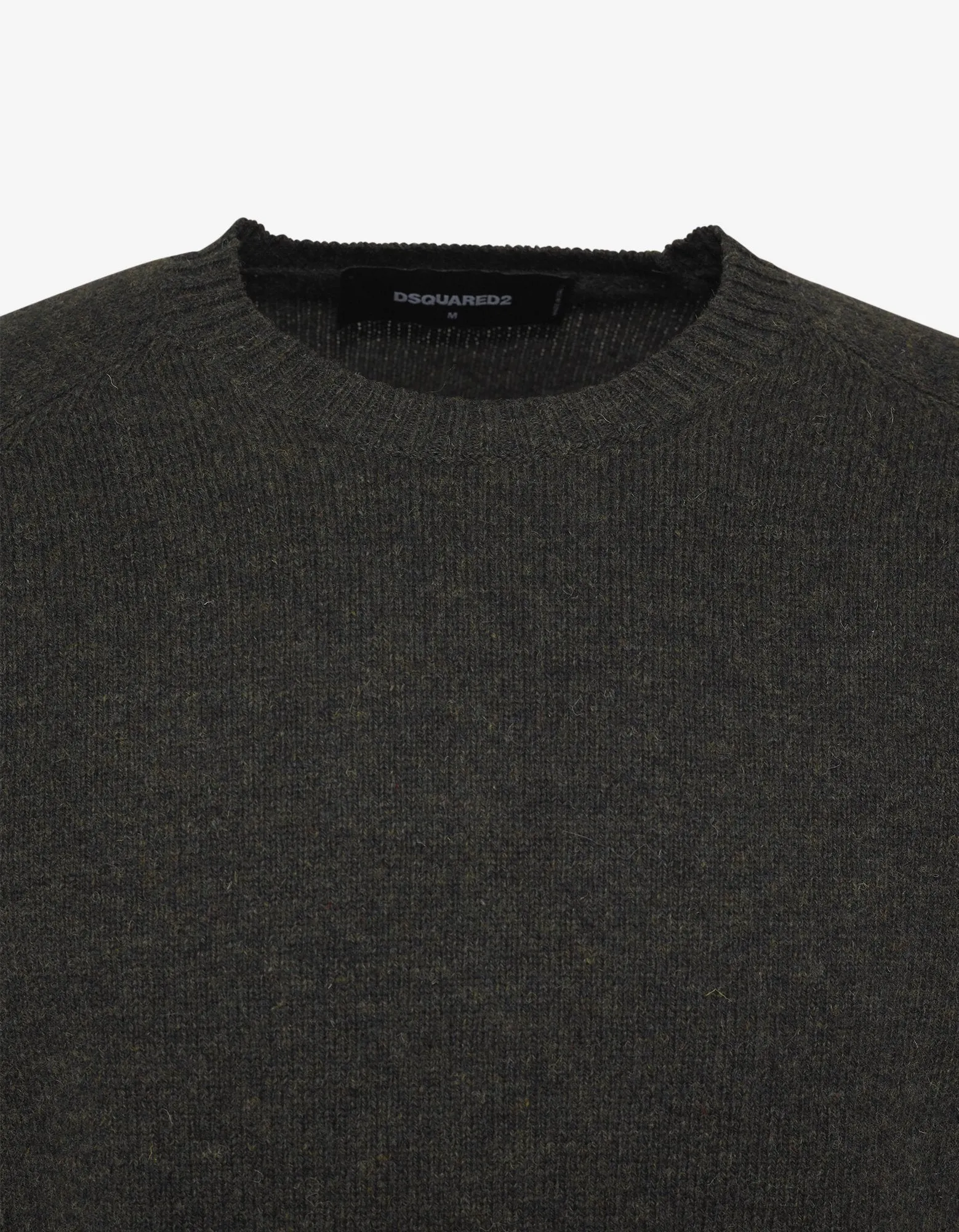 Khaki Sweater with Plaid Inserts