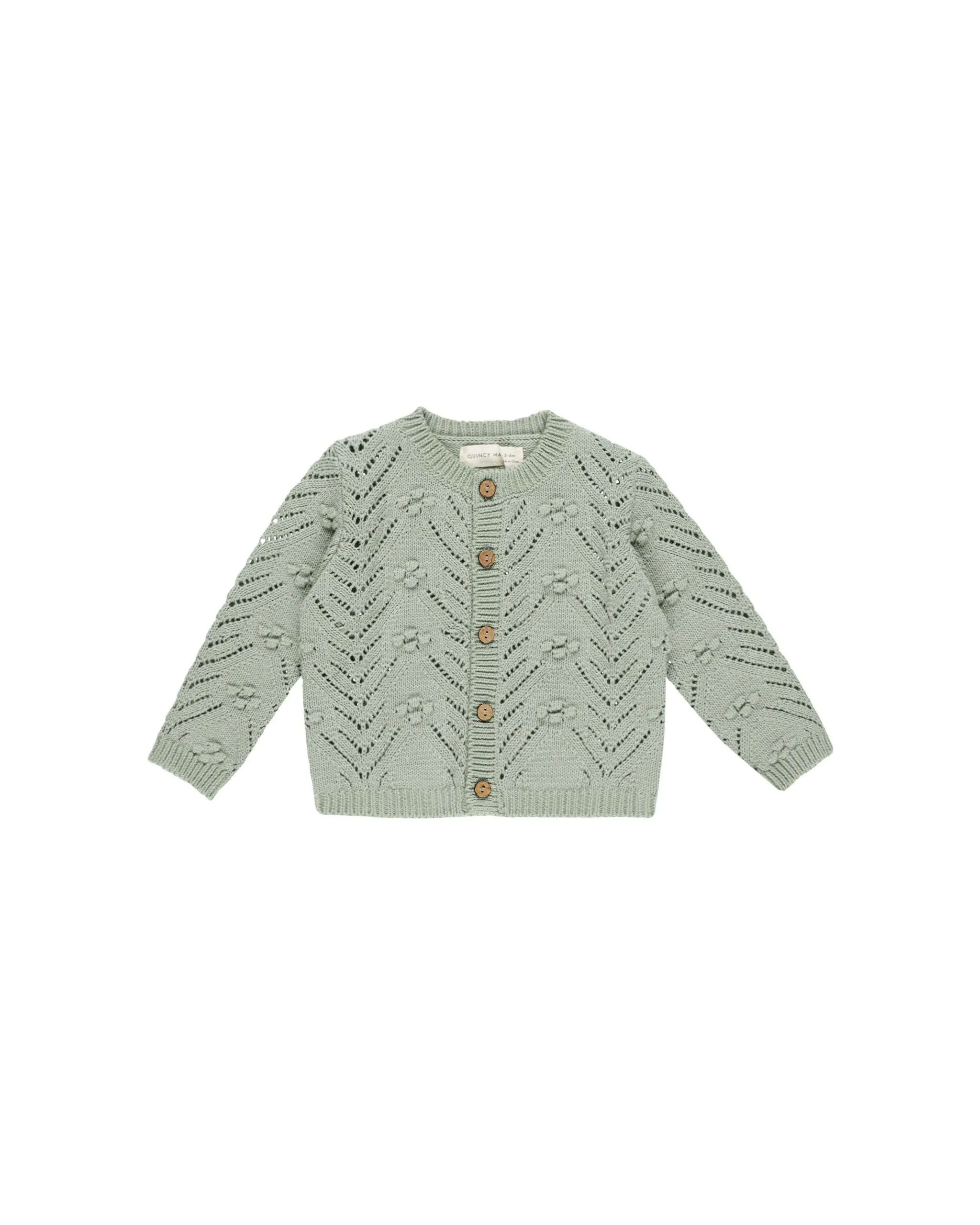 Knit Cardigan || Sage - SAGE | Quincy Mae