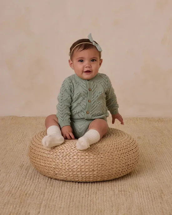 Knit Cardigan || Sage - SAGE | Quincy Mae