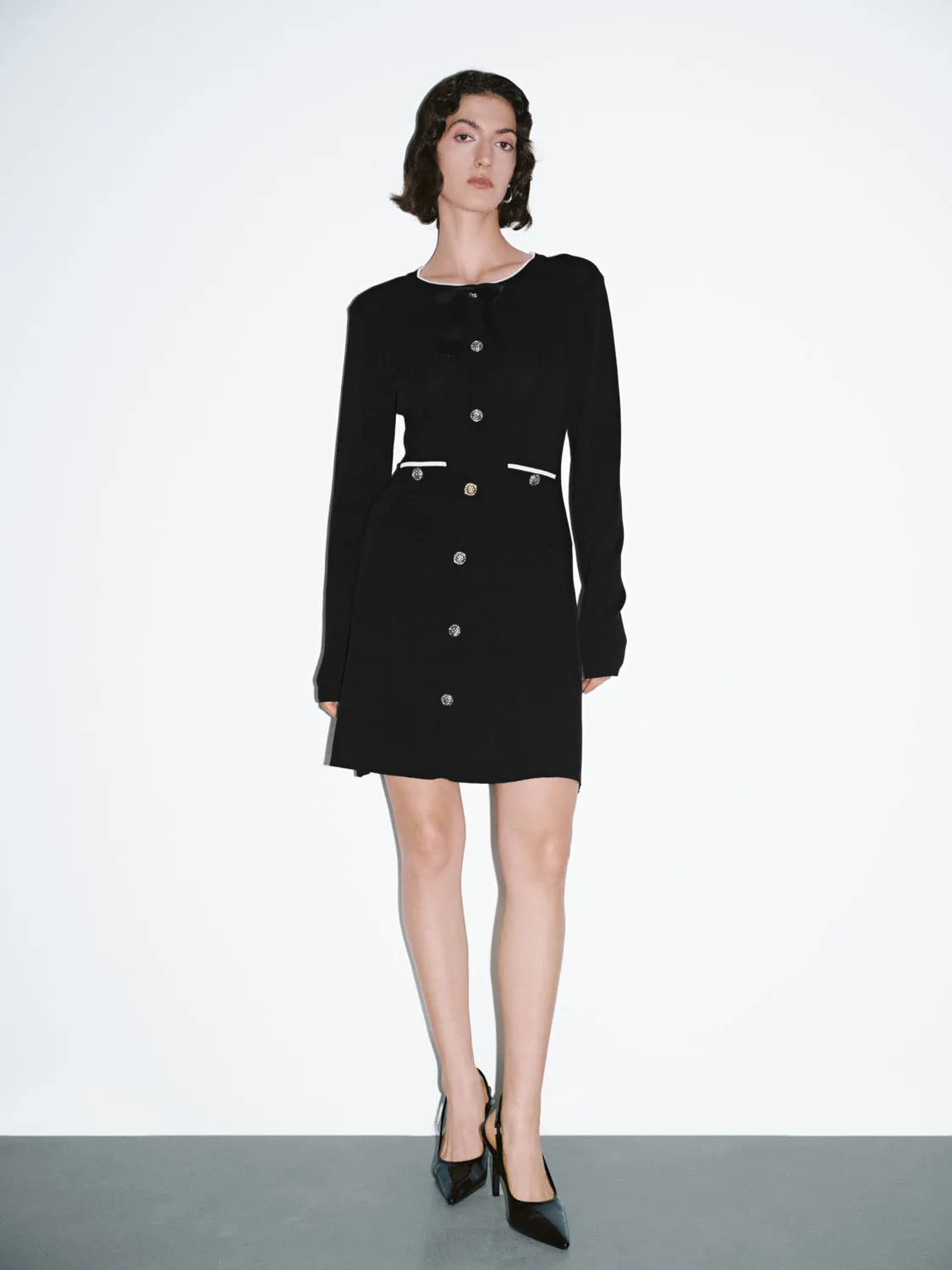 Knitted Long Sleeve Dresses