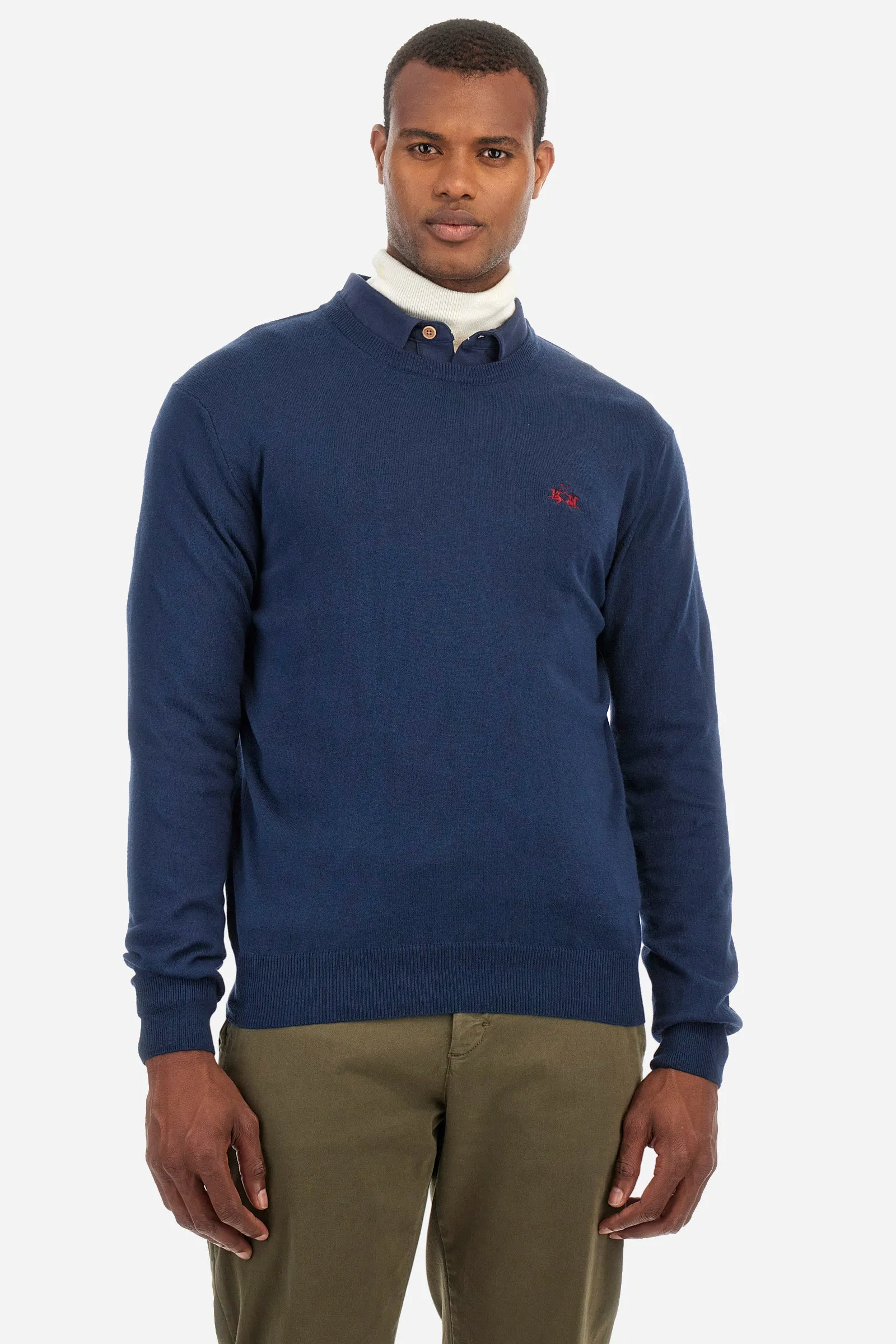 La Martina Sweaters Regular Fit in Cotton Mix - ZAYDEN ZMS002-YW091