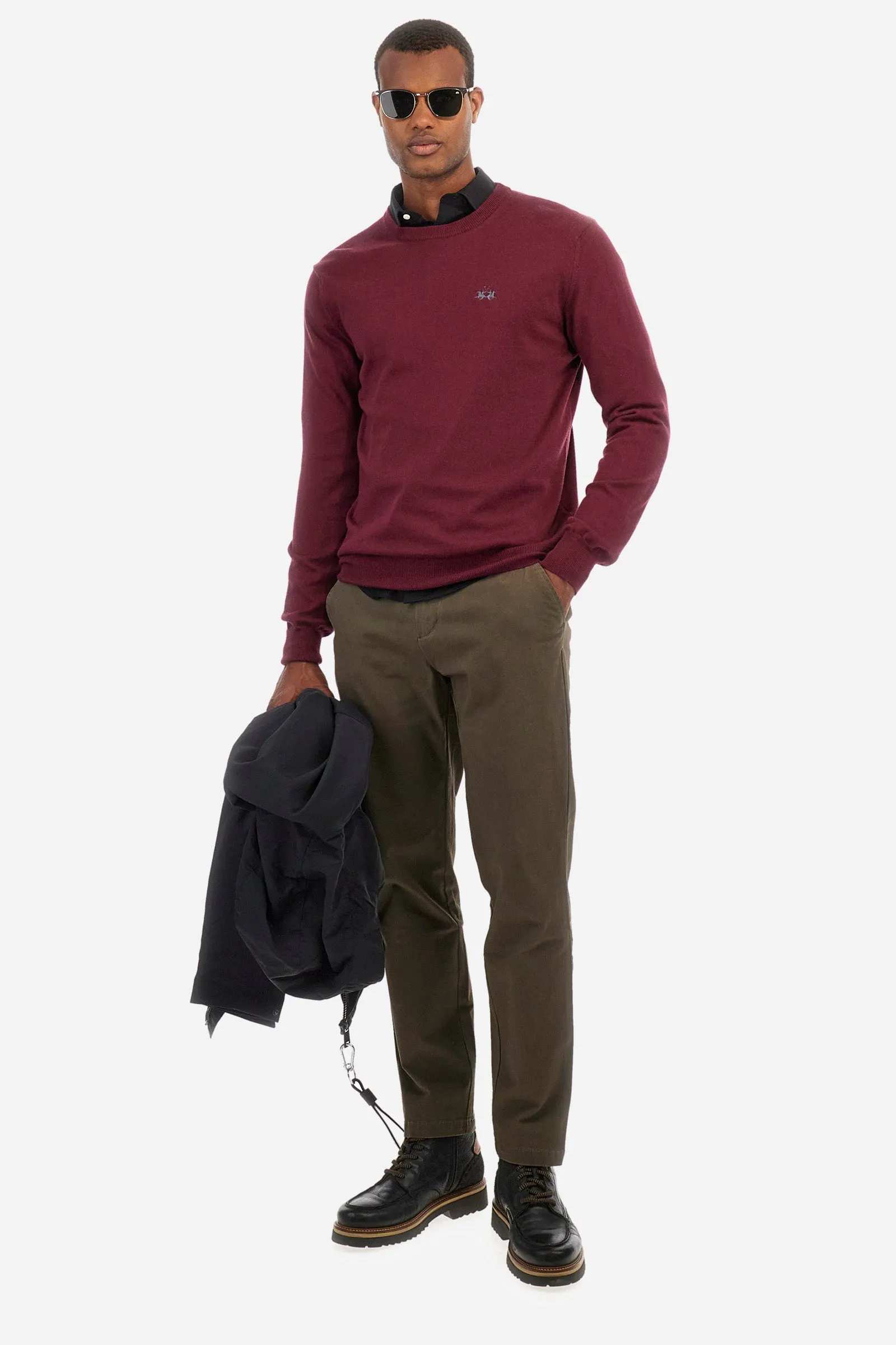 La Martina Sweaters Regular Fit in Cotton Mix - ZAYDEN ZMS002-YW091