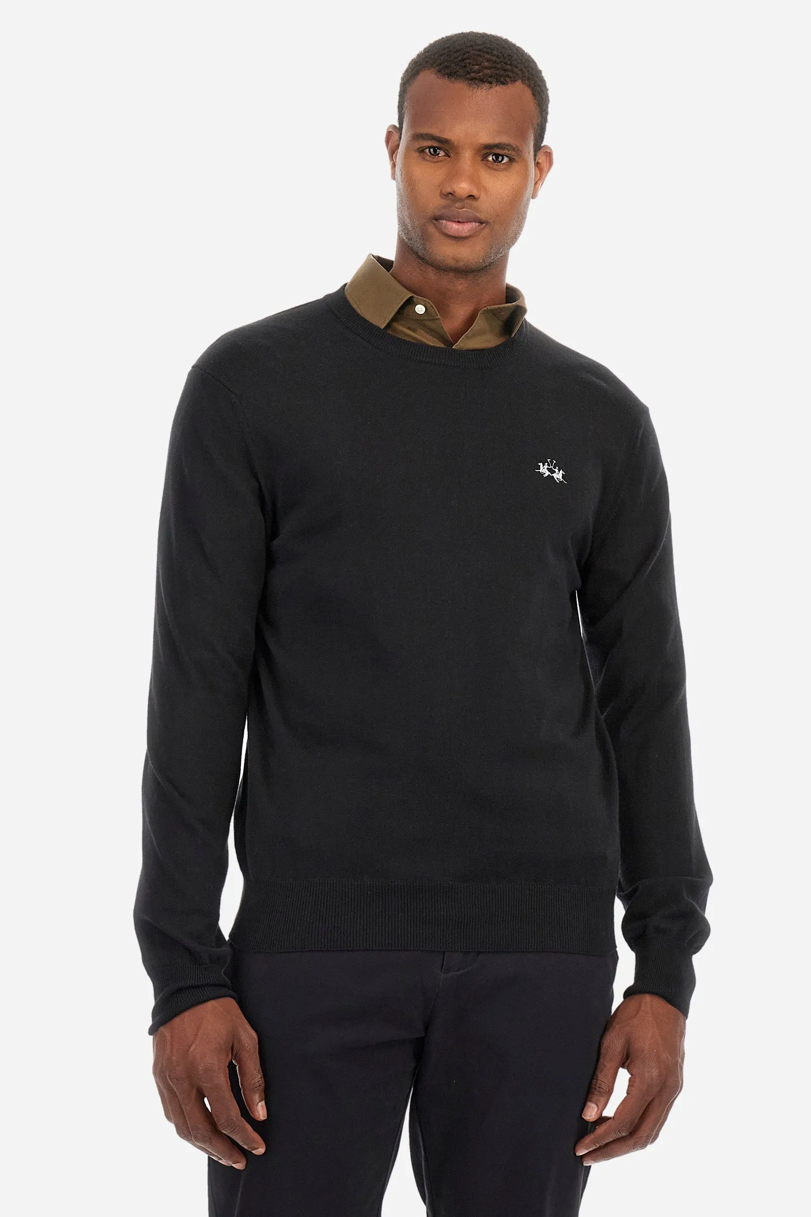 La Martina Sweaters Regular Fit in Cotton Mix - ZAYDEN ZMS002-YW091