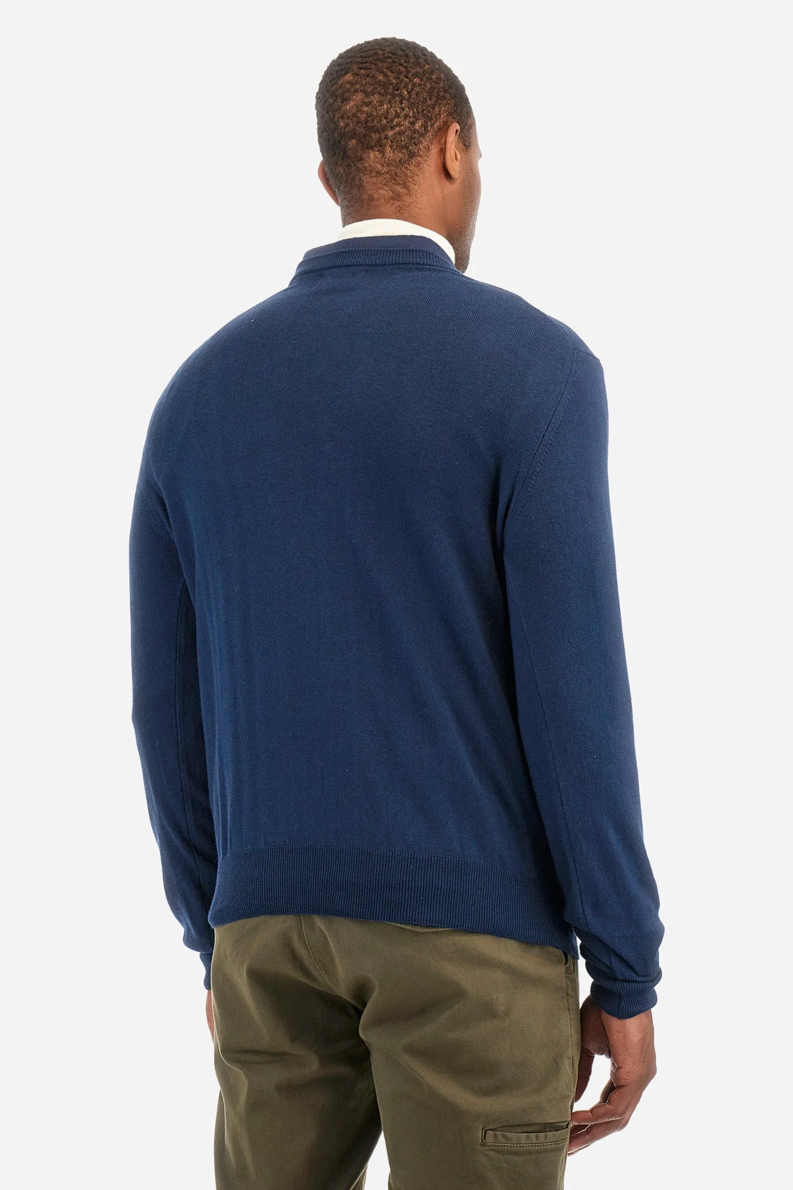 La Martina Sweaters Regular Fit in Cotton Mix - ZAYDEN ZMS002-YW091