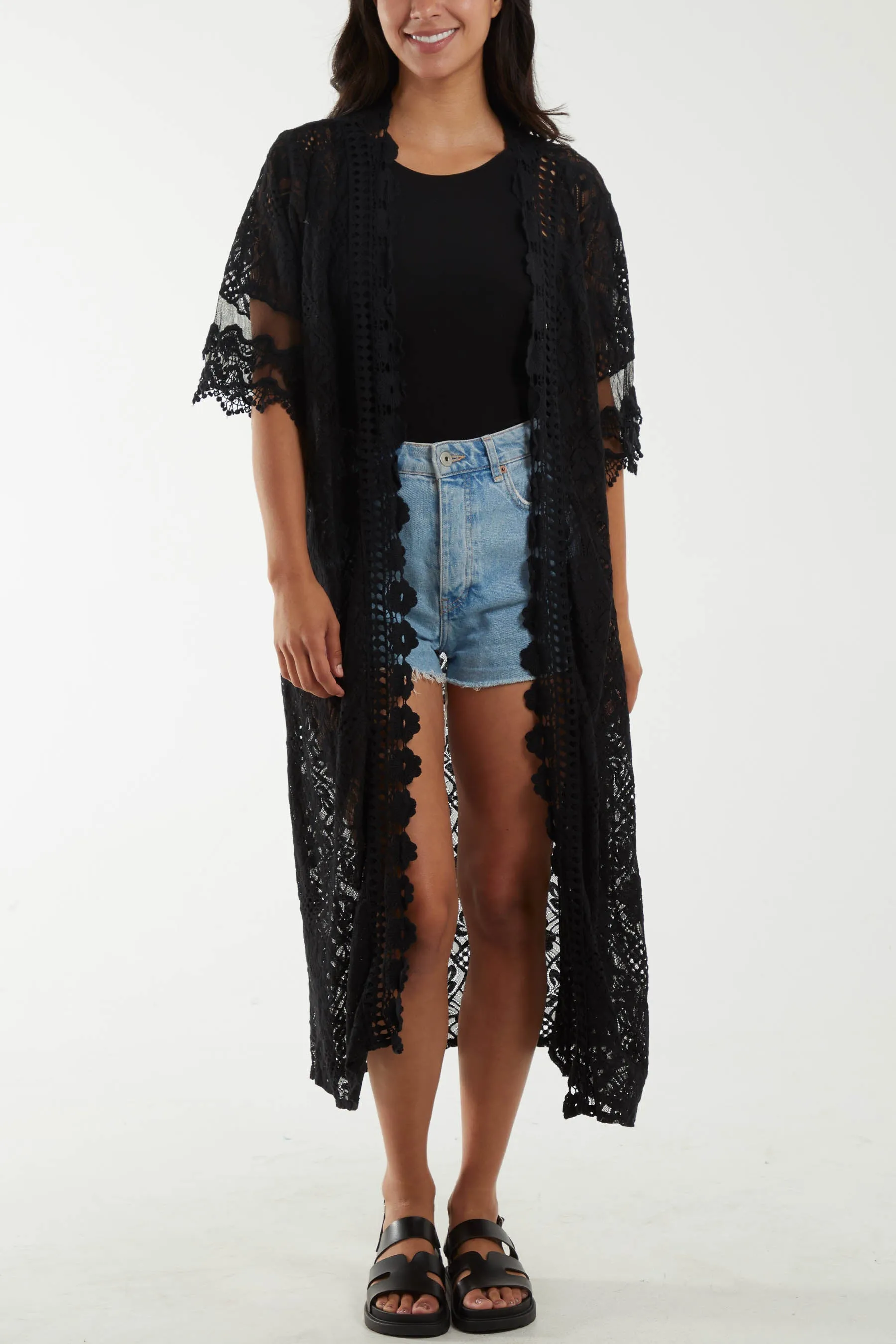 Laced Kimono