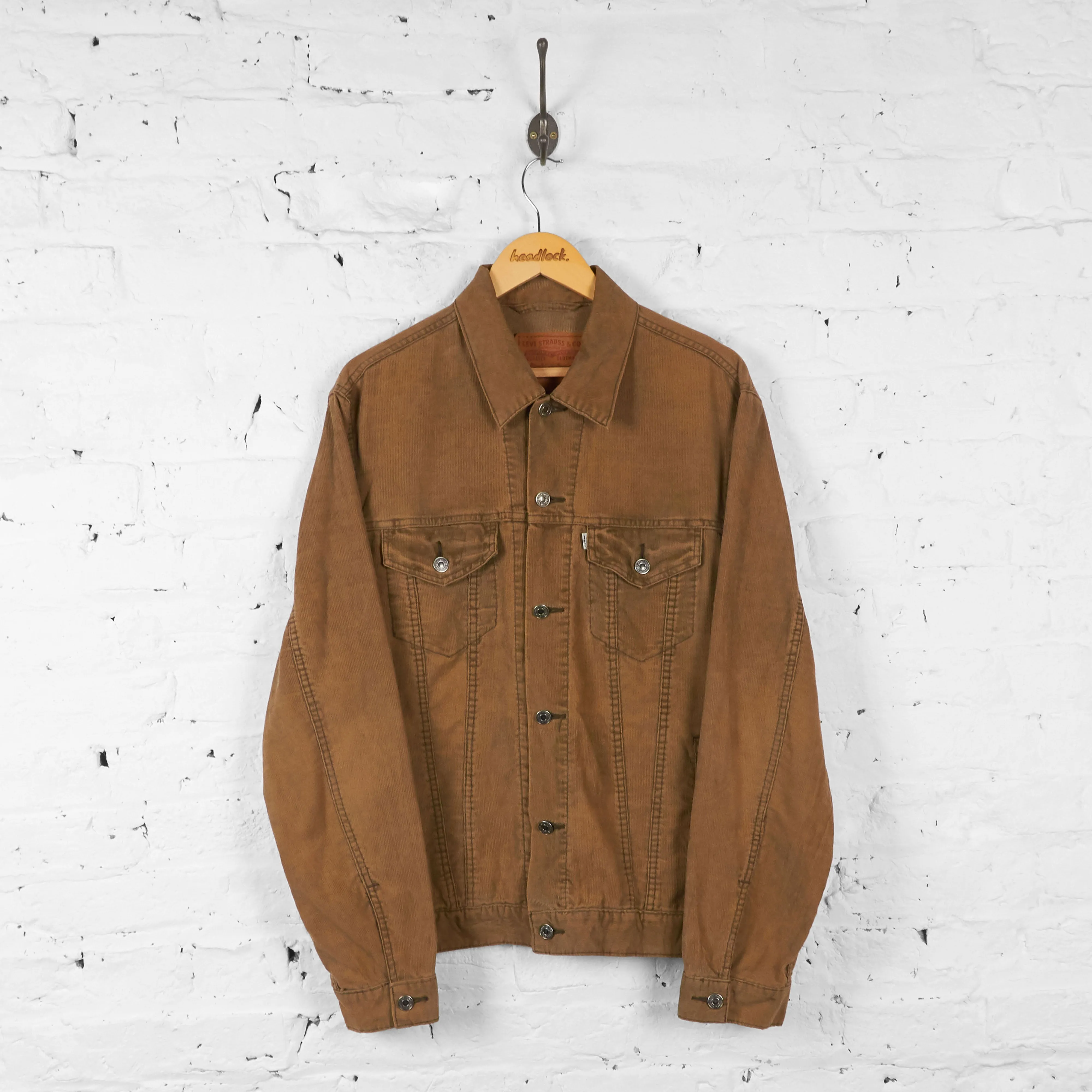 Levis Corduroy Jacket - Brown - L