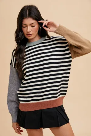 Manny Color Block Sweater