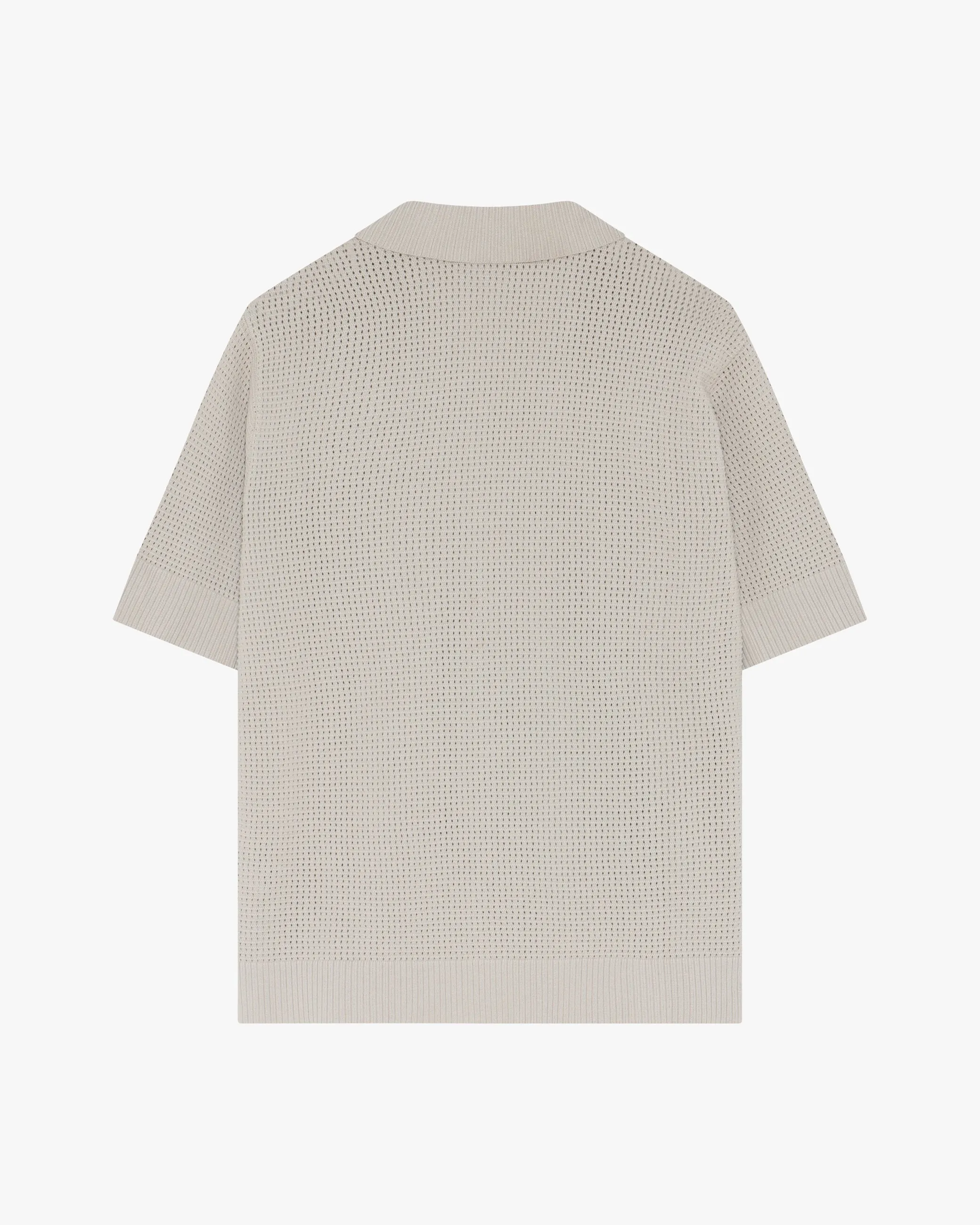 Mason crochet polo shirt 4177 - Rainy Day