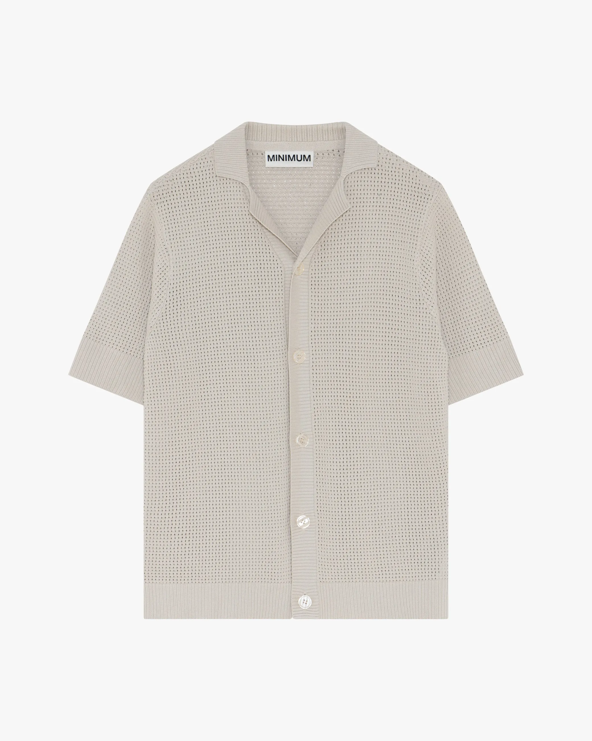 Mason crochet polo shirt 4177 - Rainy Day