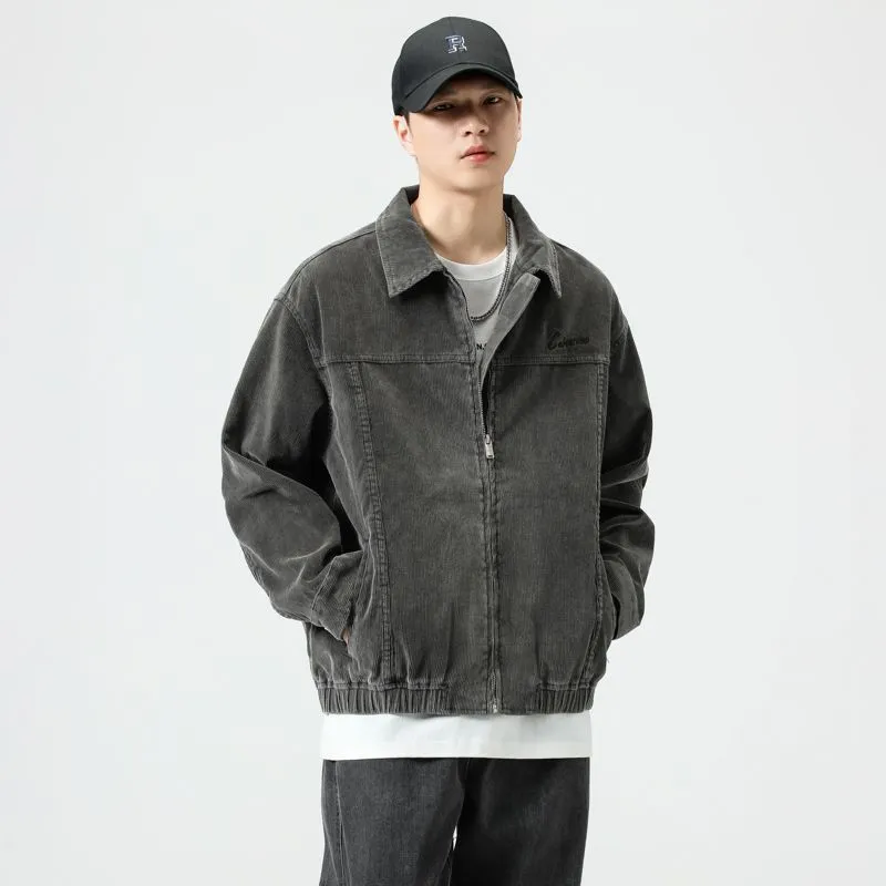 Men's Relaxed-fit Trucker Jacket for Casual Wear