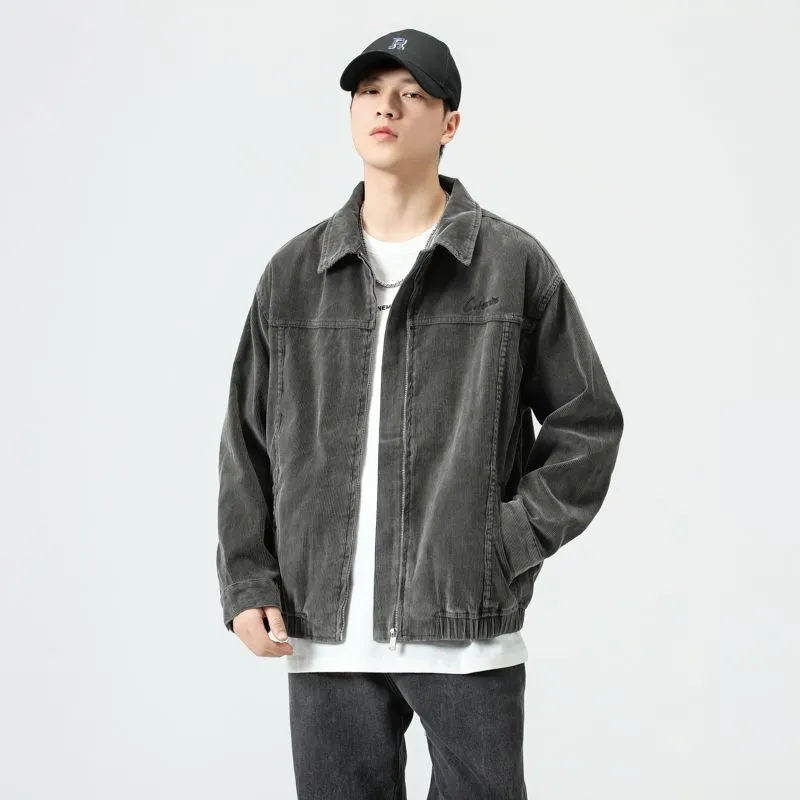 Men's Relaxed-fit Trucker Jacket for Casual Wear