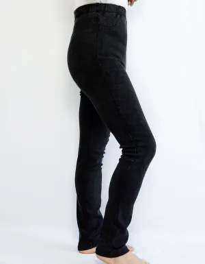 Merric Straight Leg Elastic Waist Stretch Pants