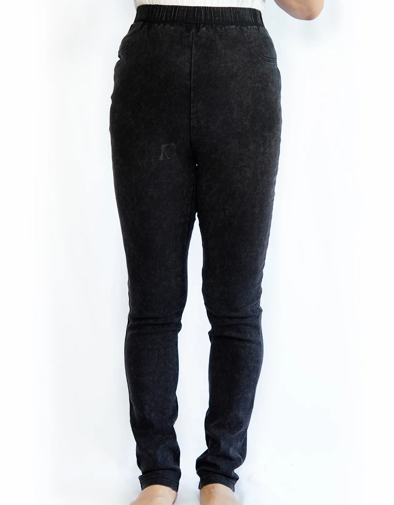Merric Straight Leg Elastic Waist Stretch Pants